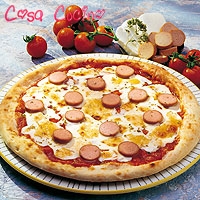 pizza ai wurstel