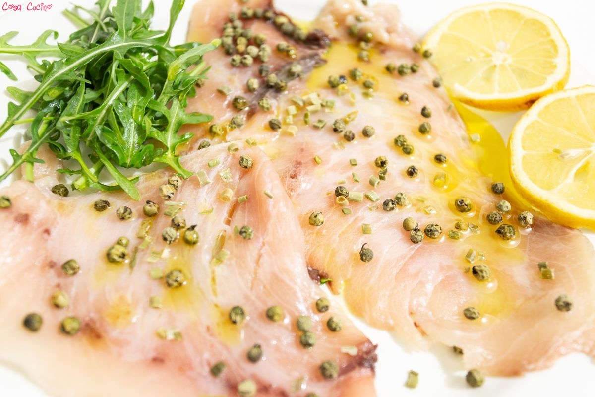 carpaccio di pesce spada