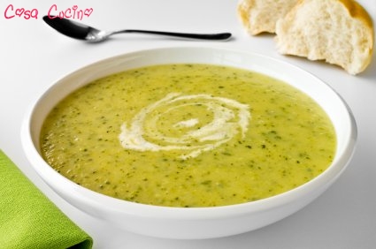 zuppa verde al formaggio
