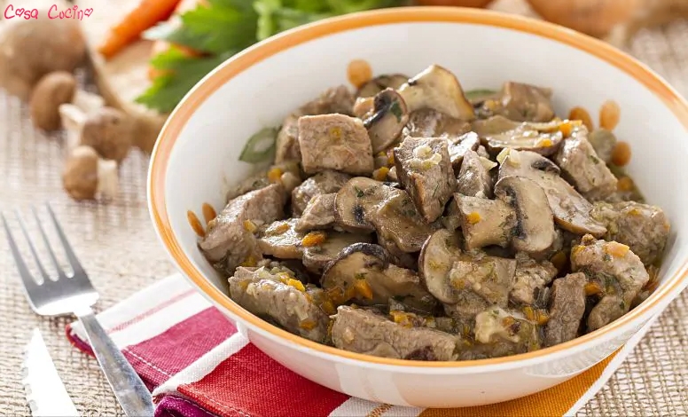 spezzatino con funghi