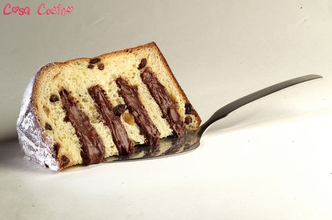 panettone farcito al cioccolato