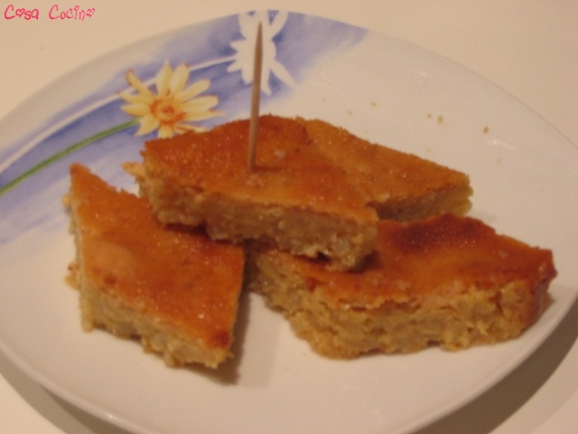 torta di riso con panna