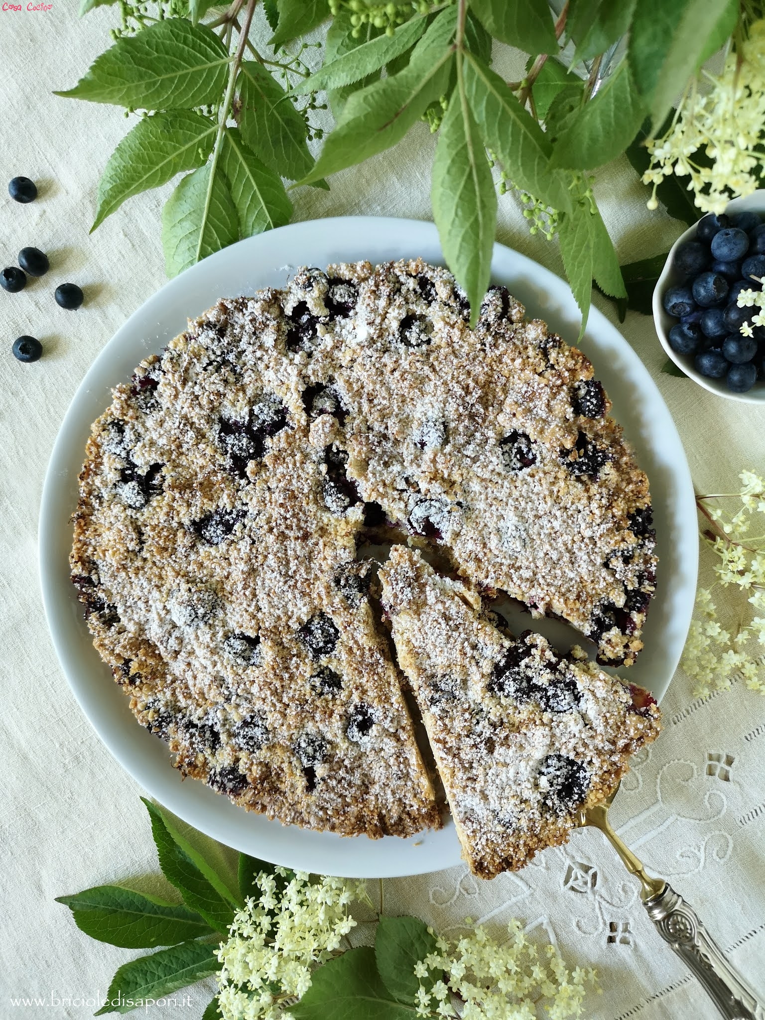 torta secca di mirtilli