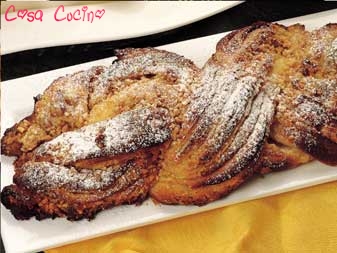 treccia alle nocciole