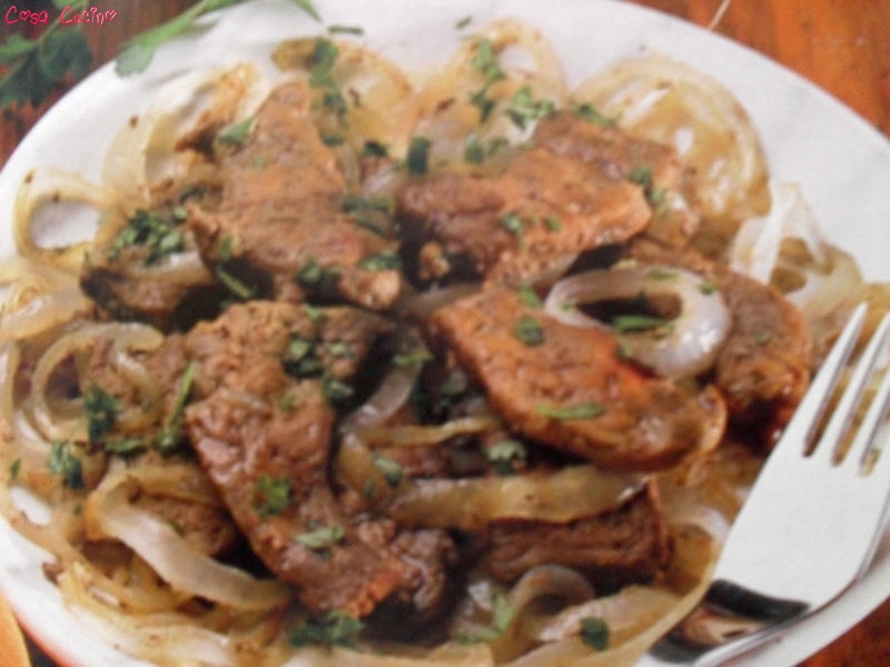 fegato di vitella, alla militare