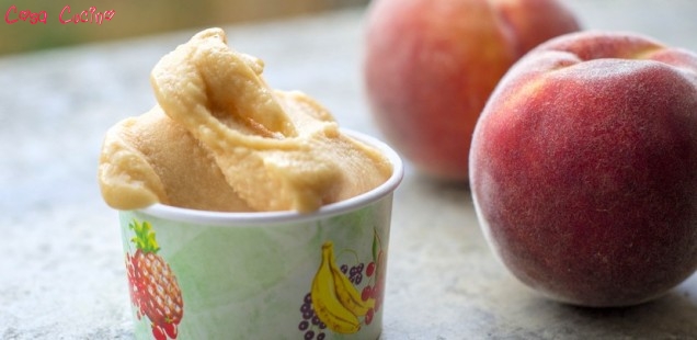 sorbetto di te alla pesca