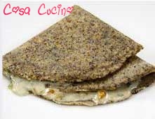 crepes con roquefort e noci