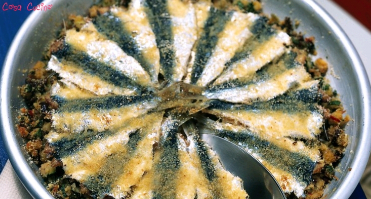 sfogliata di sarde alle zucchine
