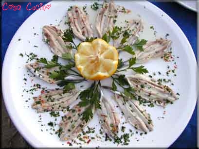 acciughe al limone