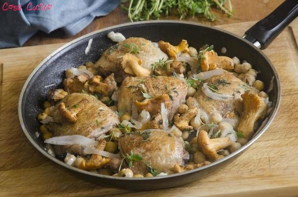 pollo al dragoncello