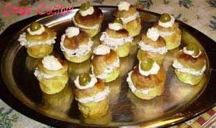 bigne alla crema di gorgonzola