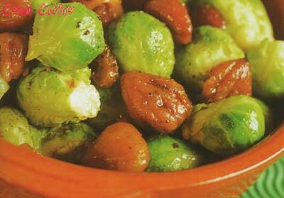 castagne e cavolini al burro