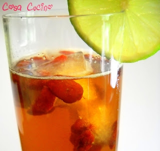 the ghiacciato con petali di rose