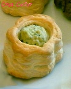 vol-au-vent ai piselli