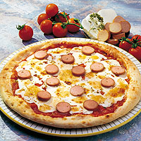 pizza ai wurstel