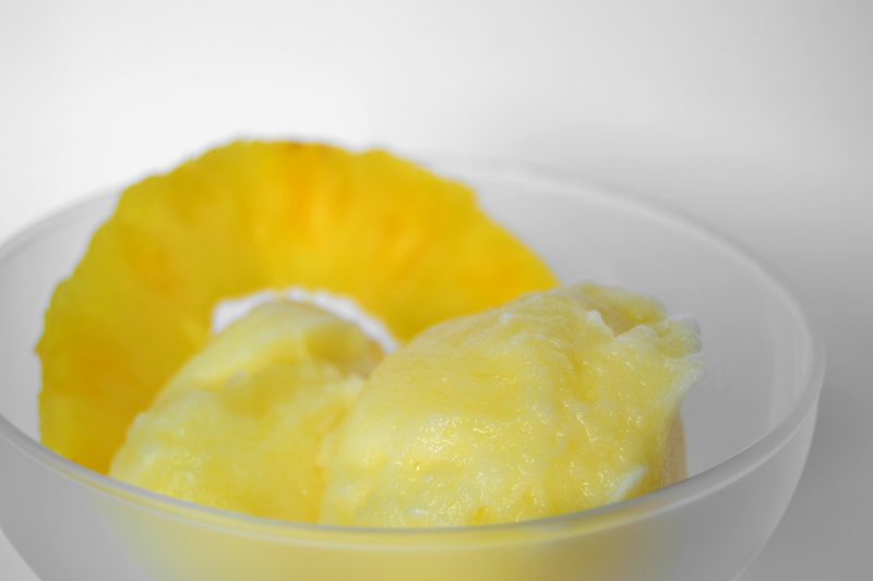 sorbetto di ananas