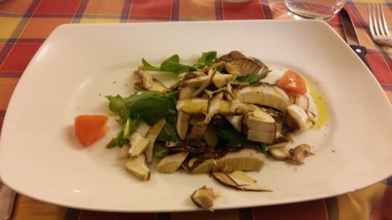 Antipasto di pomodori e funghi