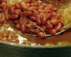 Borlotti al cognac