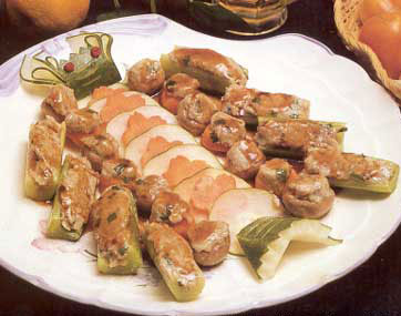 misto di verdure ripiene