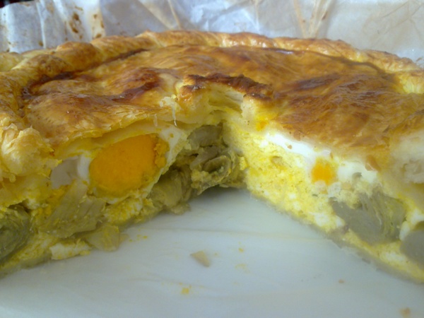 torta pasqualina di carciofi