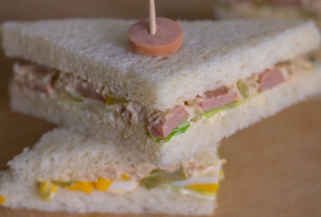 tramezzini con wurstel