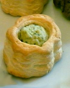 vol-au-vent ai piselli