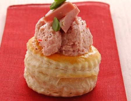 vol-au-vent al prosciutto