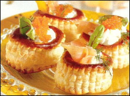 vol-au-vent al salmone